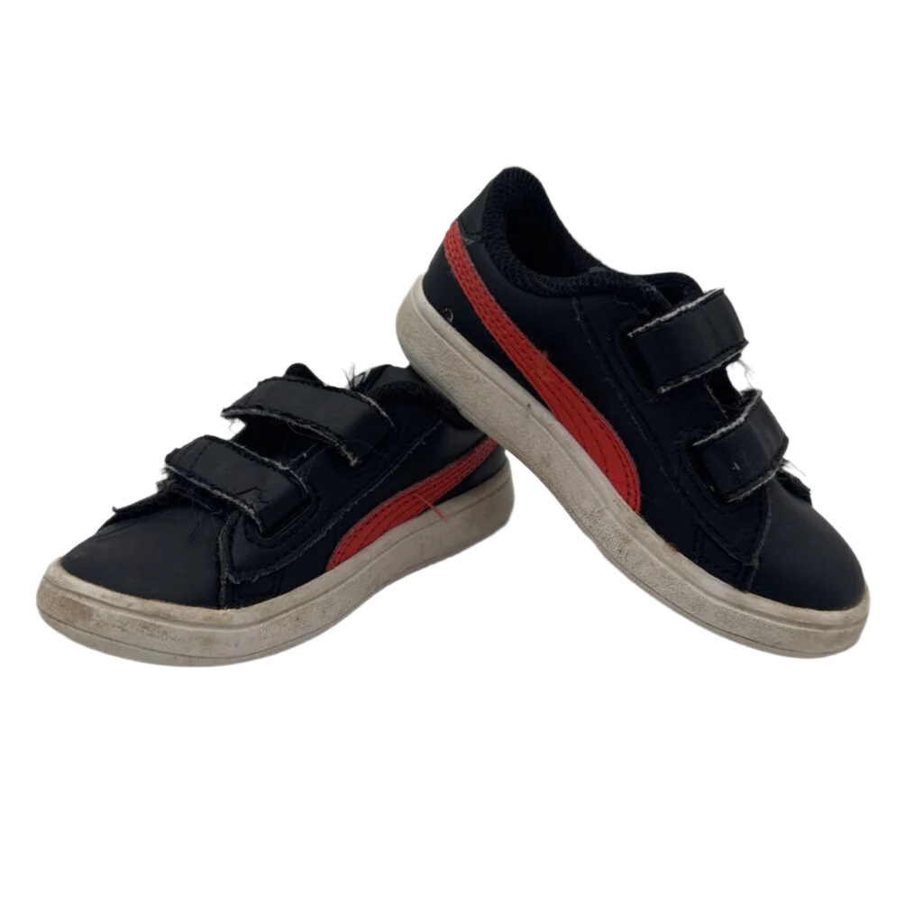 Velcro Sneakers / Red Stripe