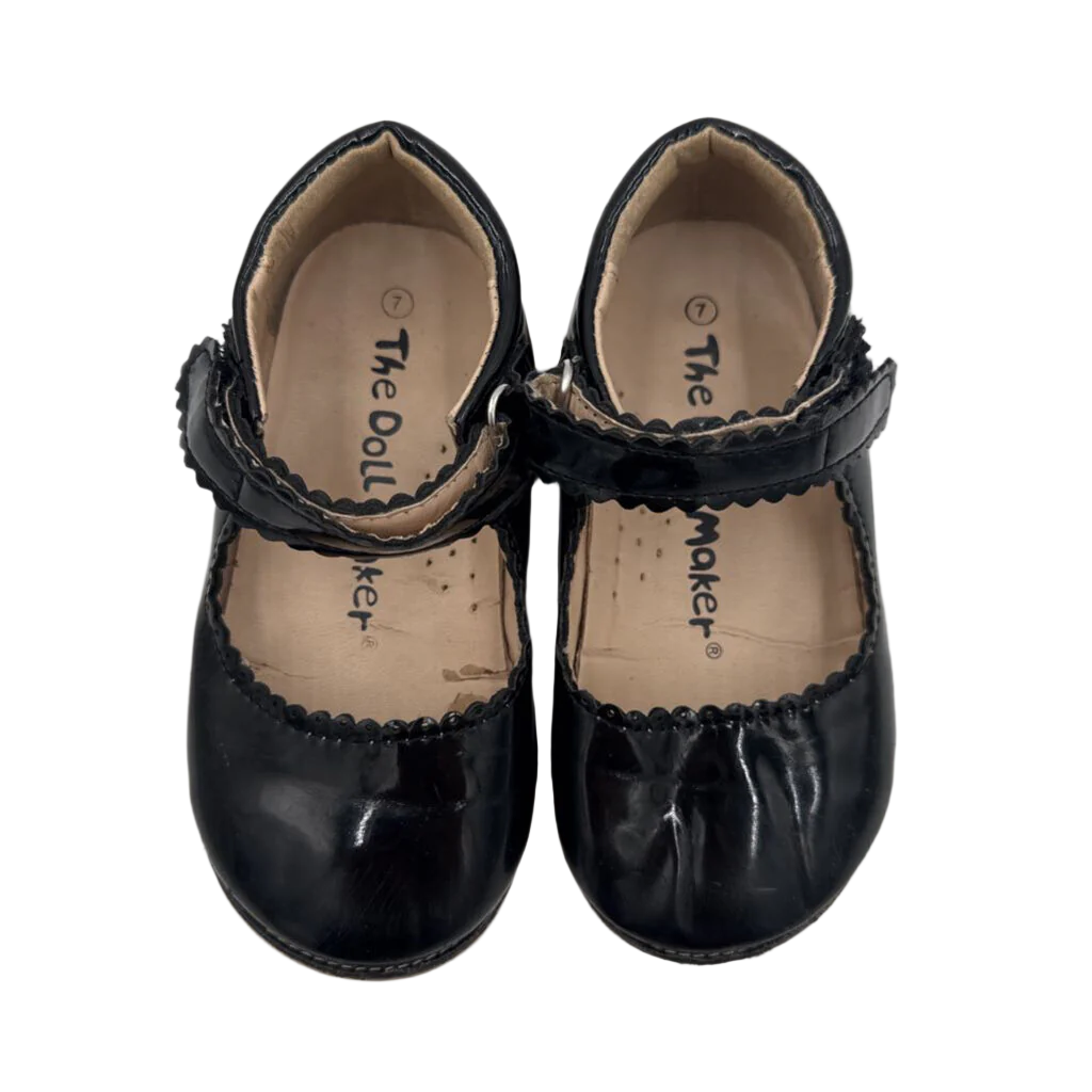 Velcro Scalloped Mary Janes