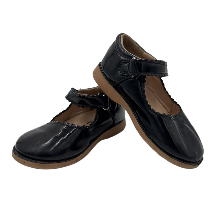 Velcro Scalloped Mary Janes