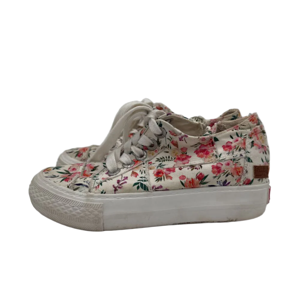 Floral Lace-up Sneakers