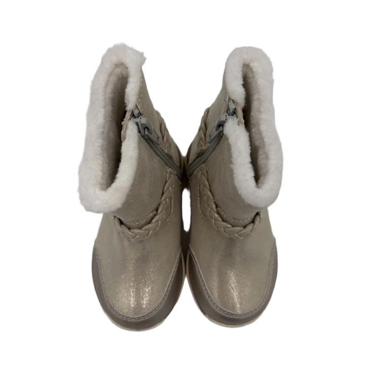 Zip Up Faux Fur Lined Boots