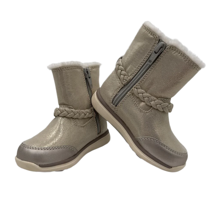Zip Up Faux Fur Lined Boots