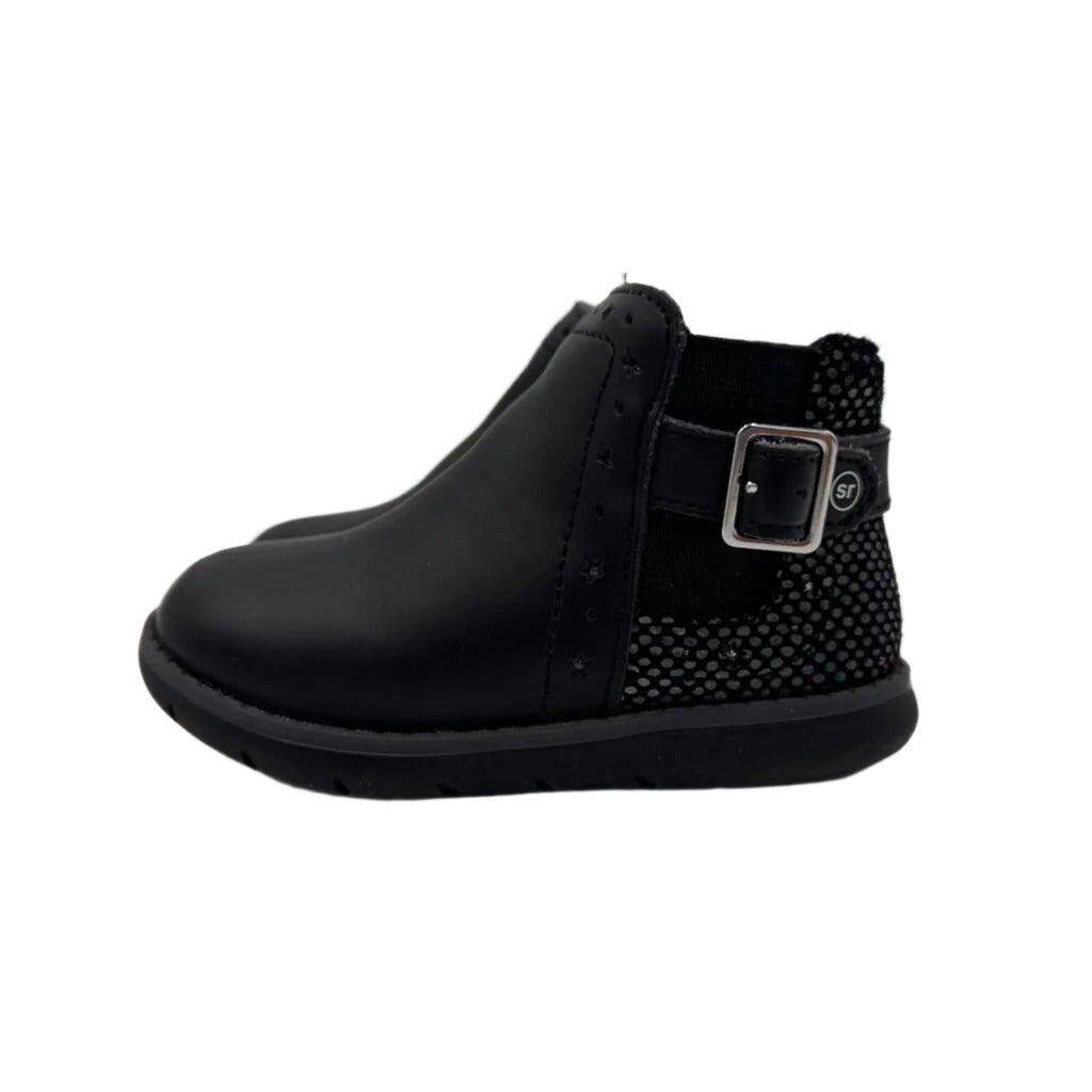 Zip Up Leather Ankle Boots