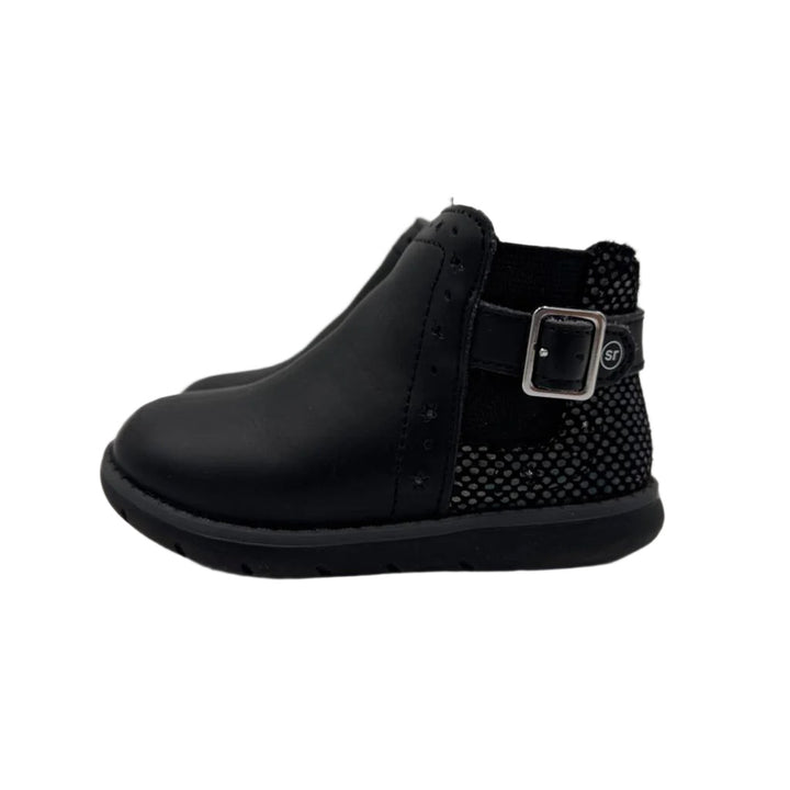 Zip Up Leather Ankle Boots