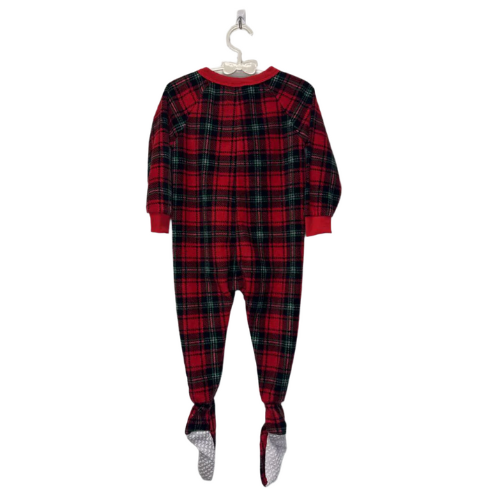 LS Footed Onesie / Plaid