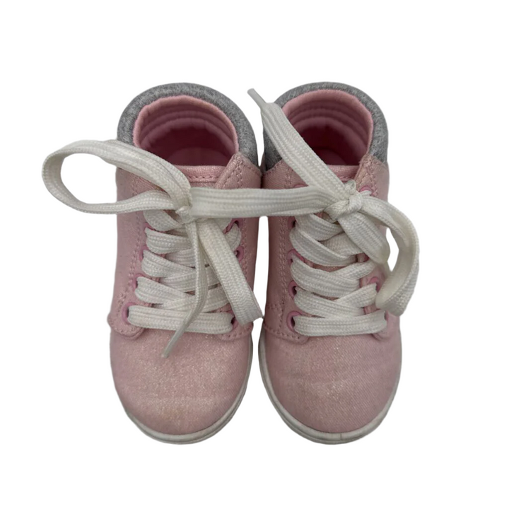 Lace Up High Top Shoes / Glittery