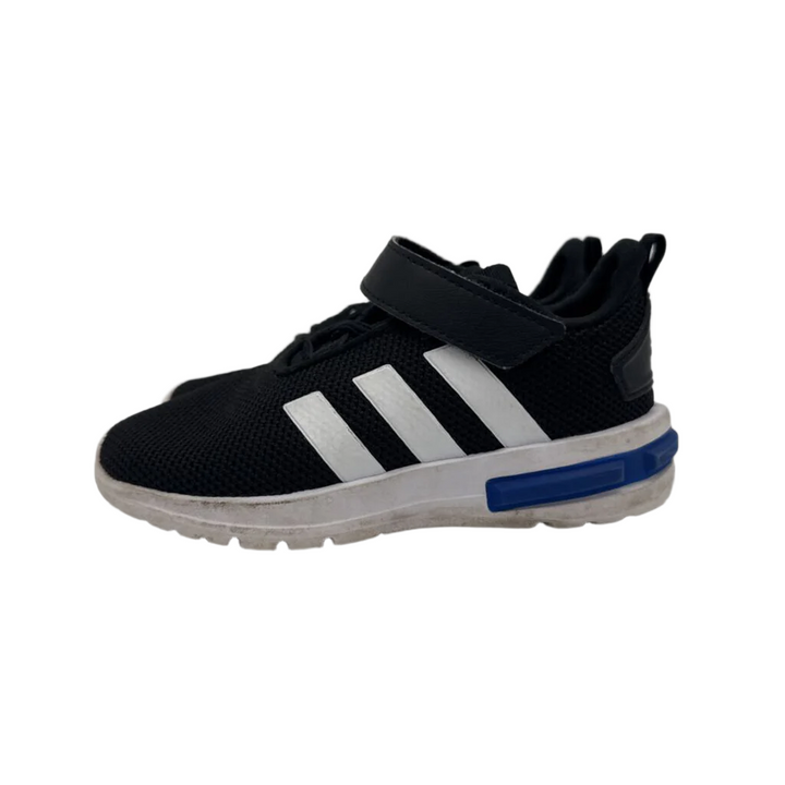 Velcro Tennis Shoes / White Stripes