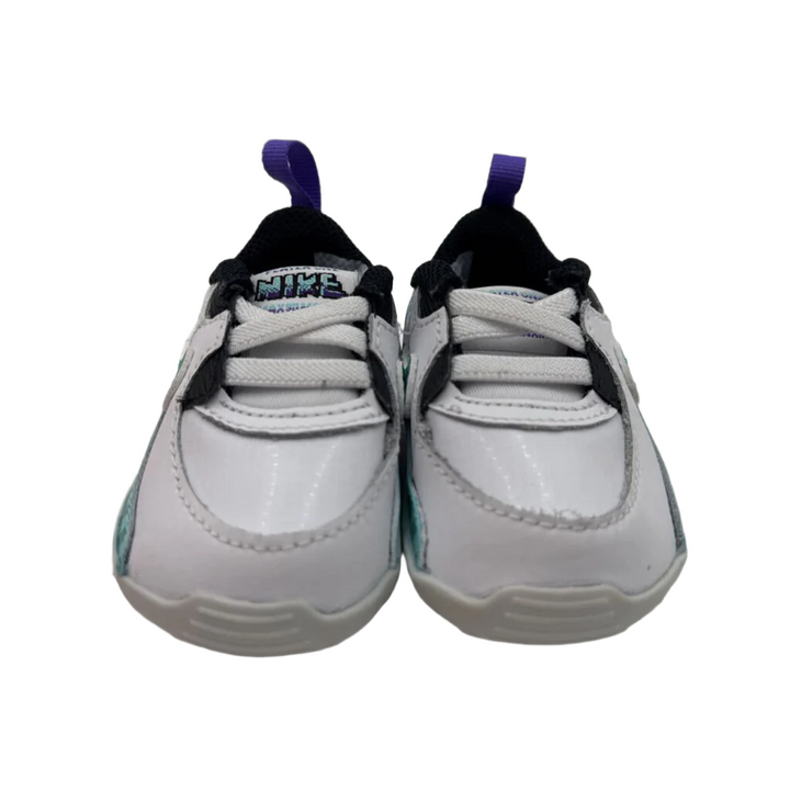 Velcro Sneakers / Green Swoosh