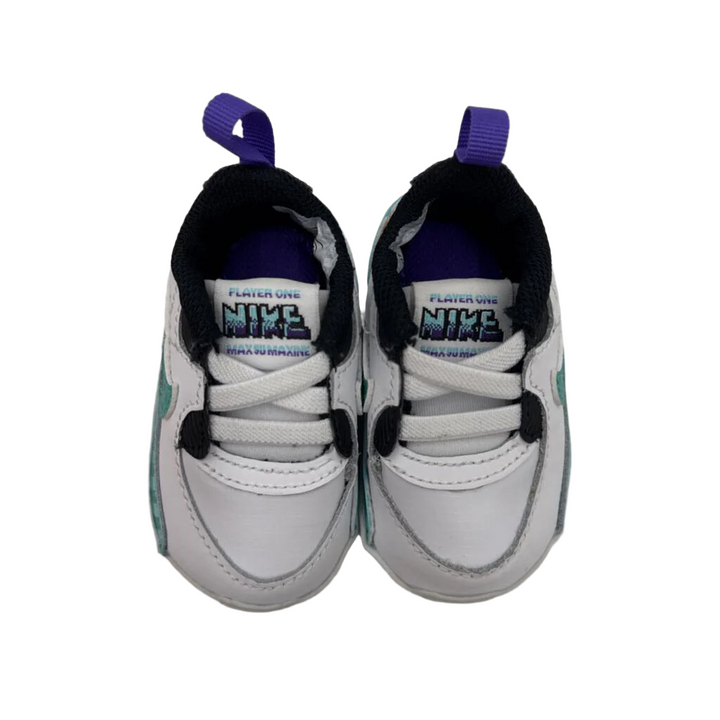 Velcro Sneakers / Green Swoosh