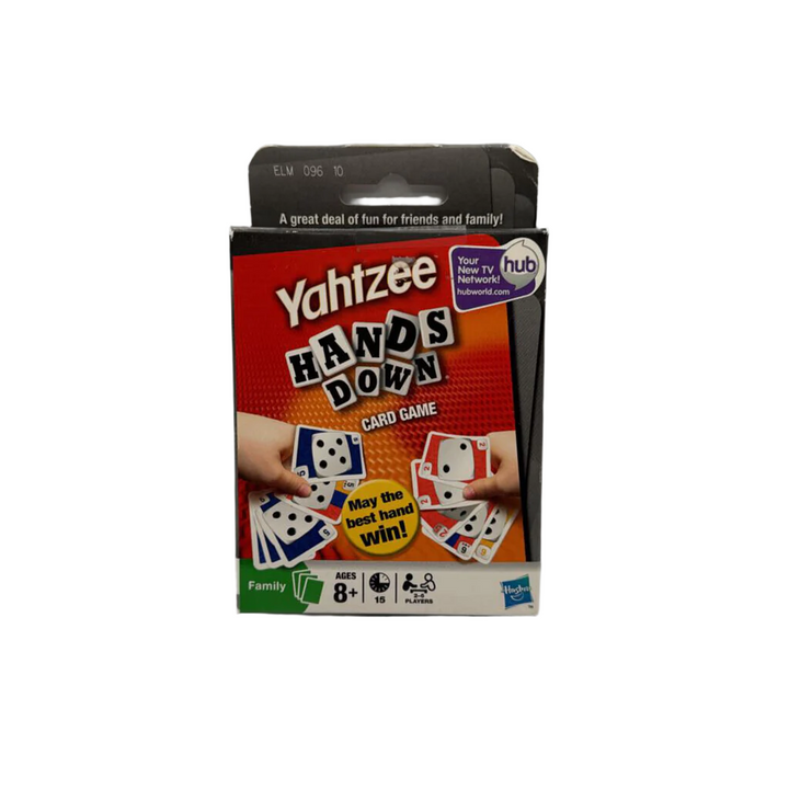 Yahtzee Hands Down Card Game