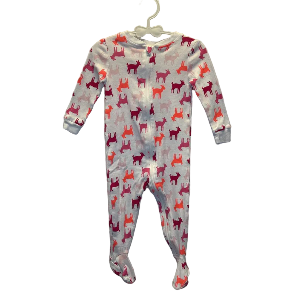 LS Footed Onesie / Deer