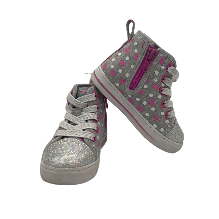 Zip Up + Velcro High Tops / Minnie