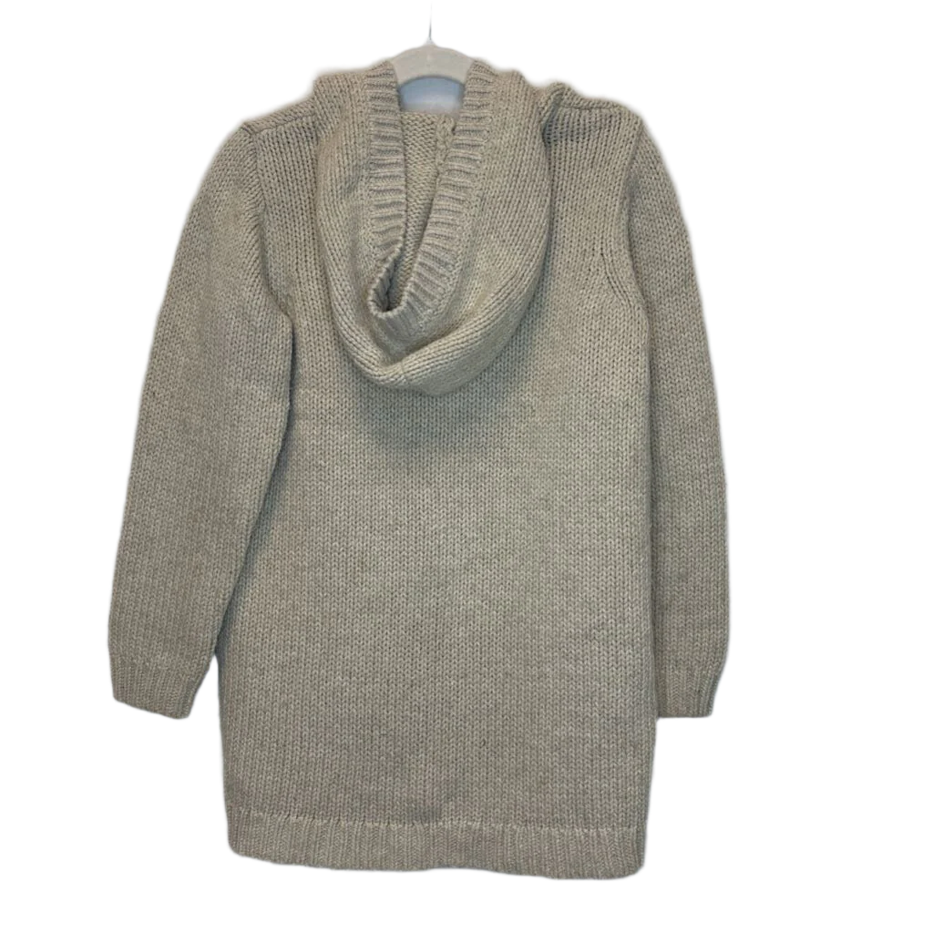 Hooded Toggle Clasp Cardigan Sweater