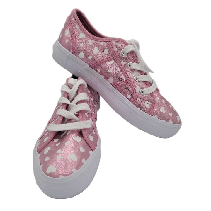 Lace Up Sneakers / Hearts