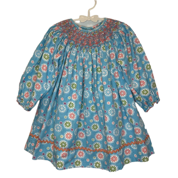 LS Smocked Dress / Floral
