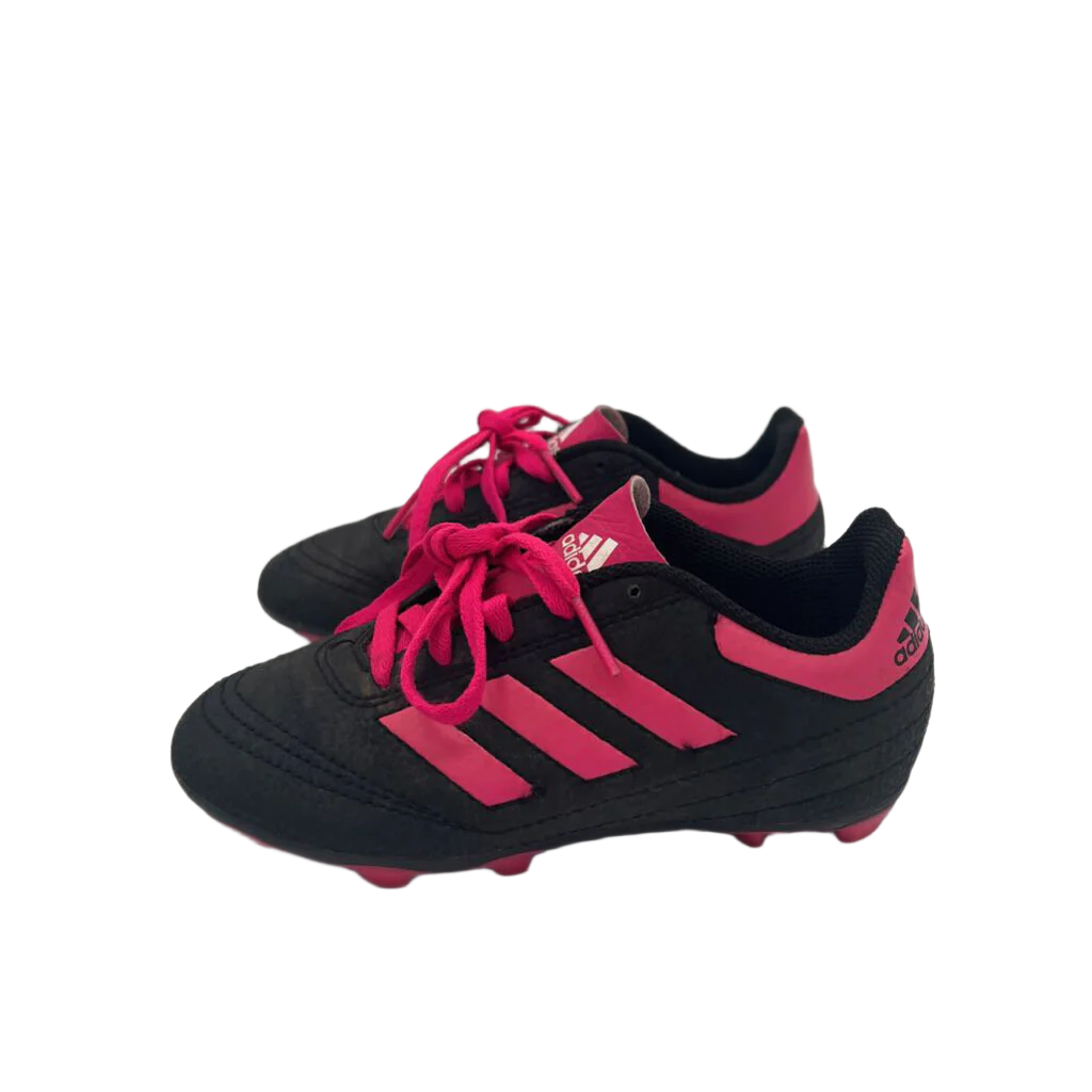 Soccer Cleats / Pink Stripes