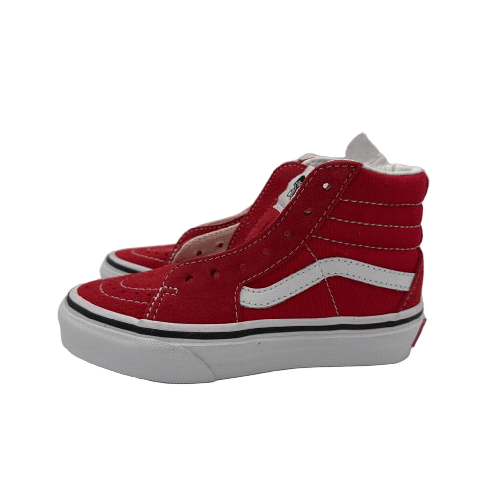 Lace Up High Top Shoes / White Stripe