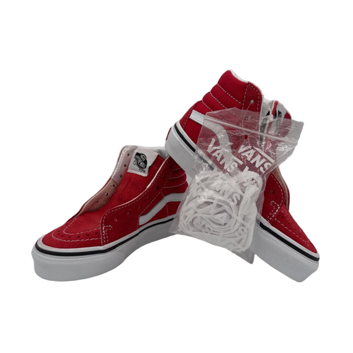 Lace Up High Top Shoes / White Stripe