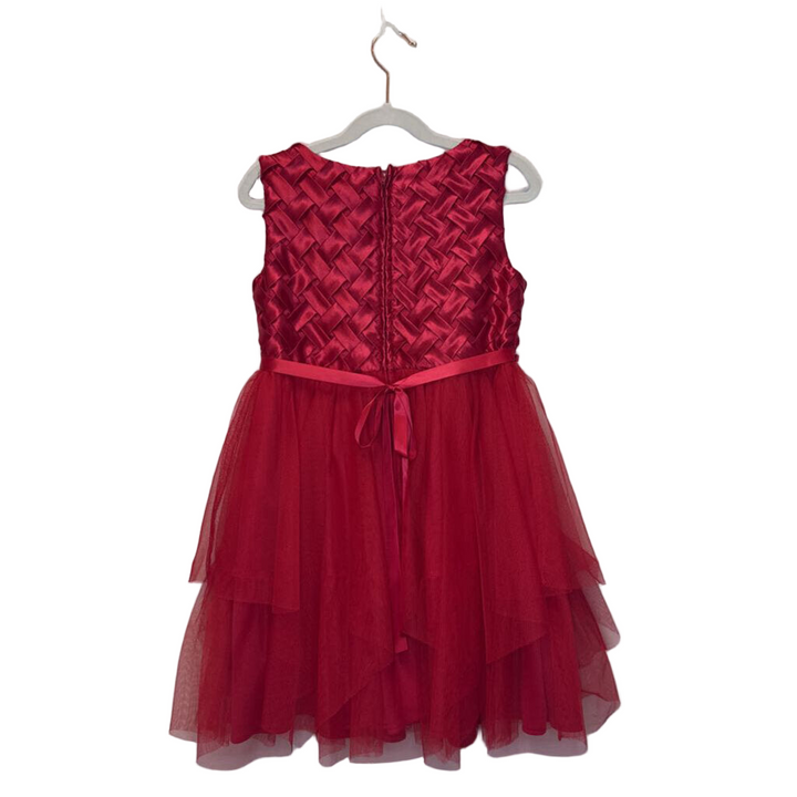 Sleeveless Tulle/Satin Party Dress