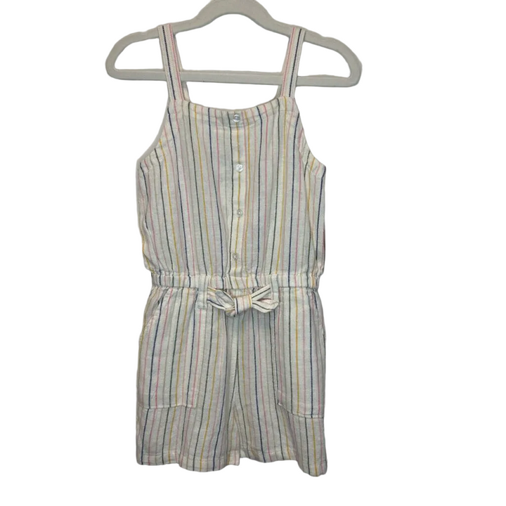 Spaghetti Strap Striped Romper