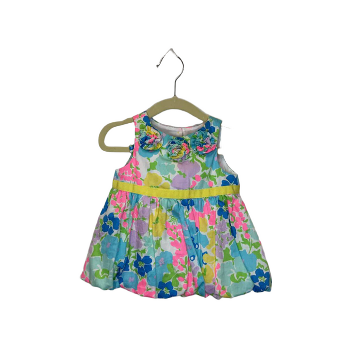 Sleeveless Empire Waist Dress + Diaper Cover