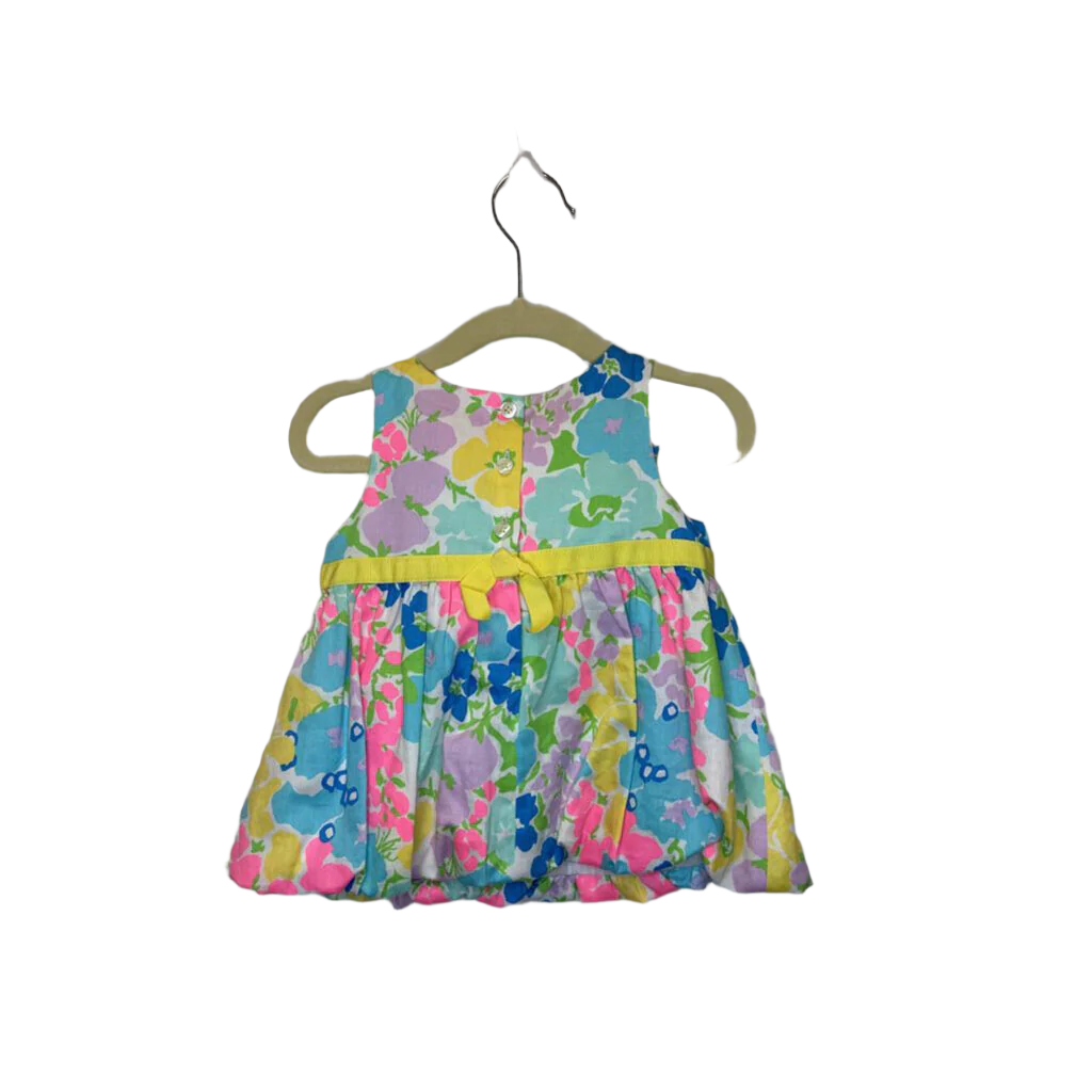 Sleeveless Empire Waist Dress + Diaper Cover