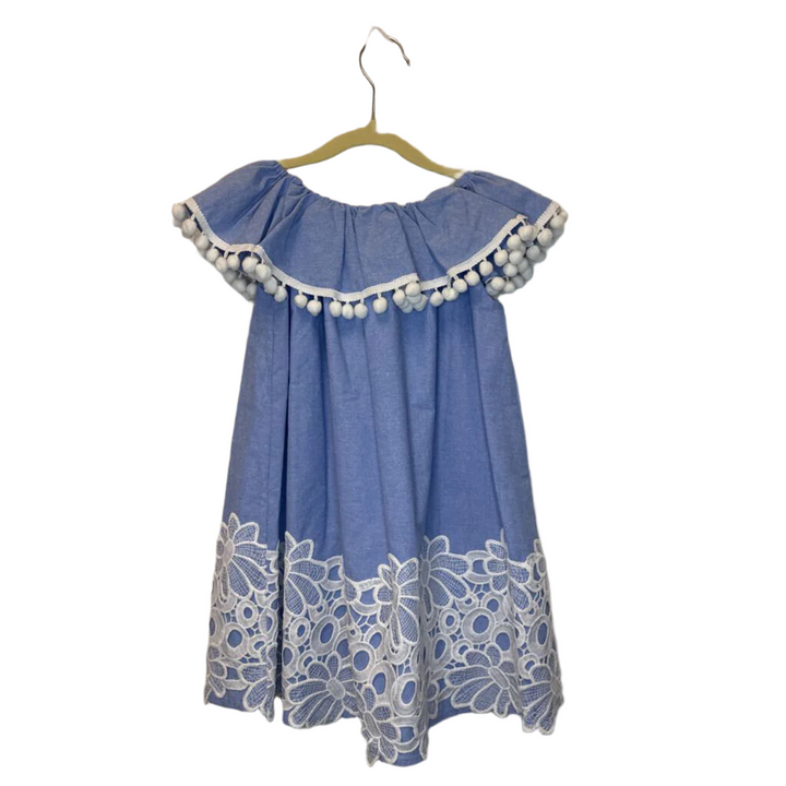 Embroidered Flower Dress