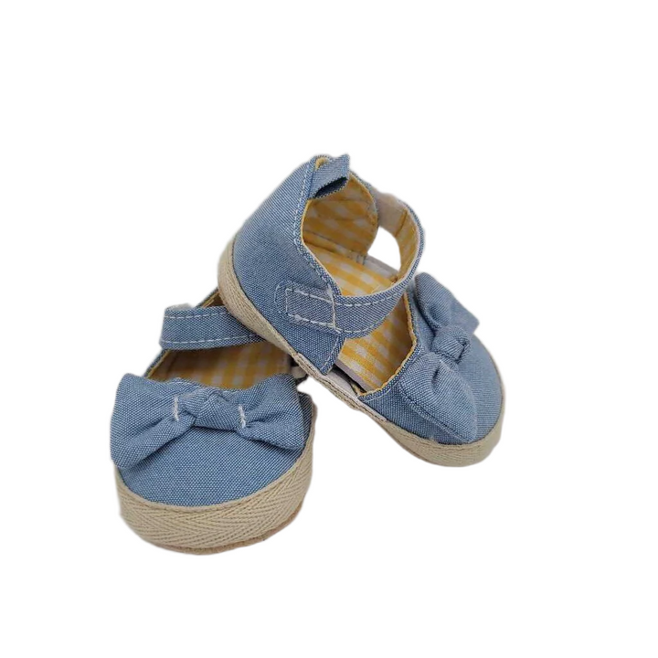 Velcro Soft Sole Mary Janes / Bow
