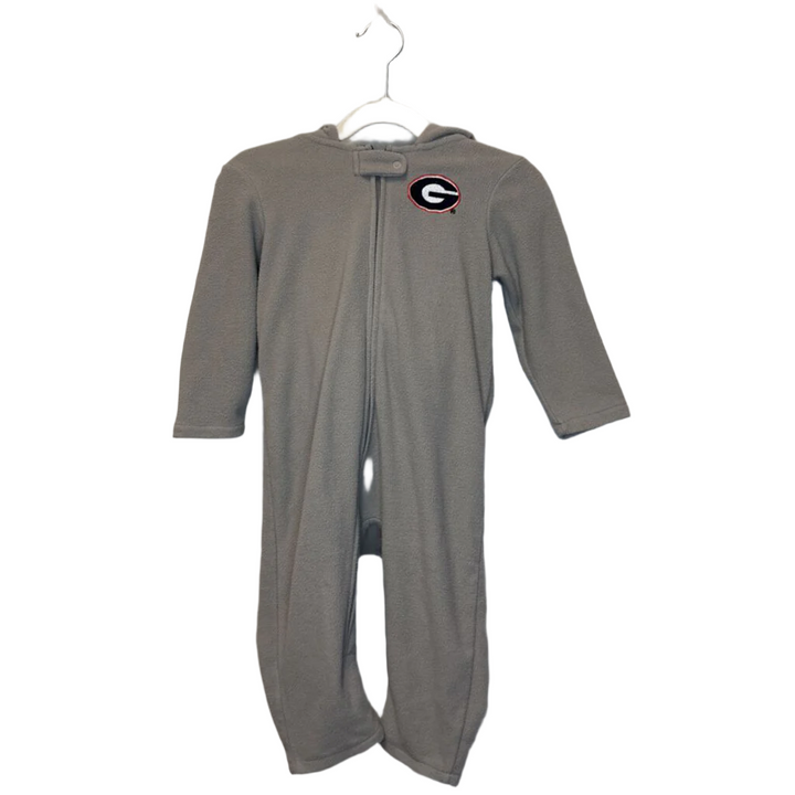 Hooded GA Bulldog Onesie