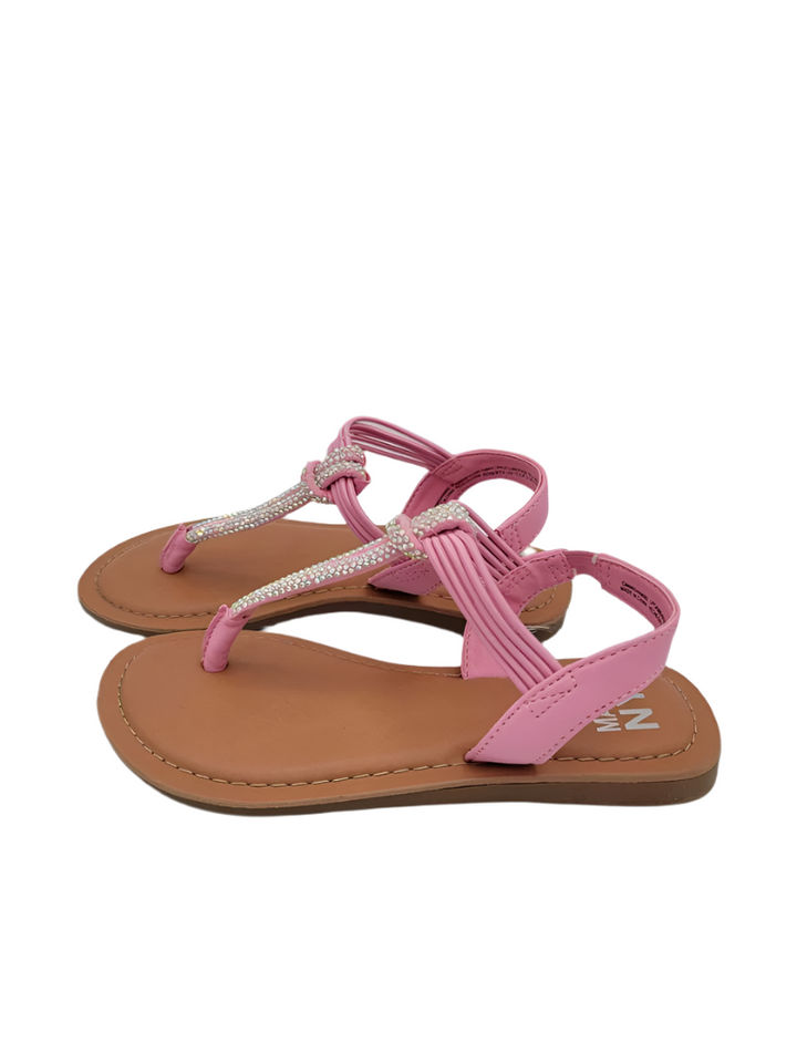 Rhinestone Sandals/Elastic Slip-On