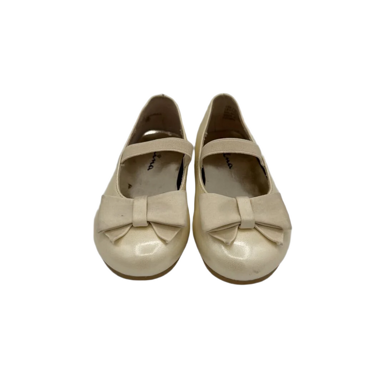 Slip on Shoes/Metallic Bow
