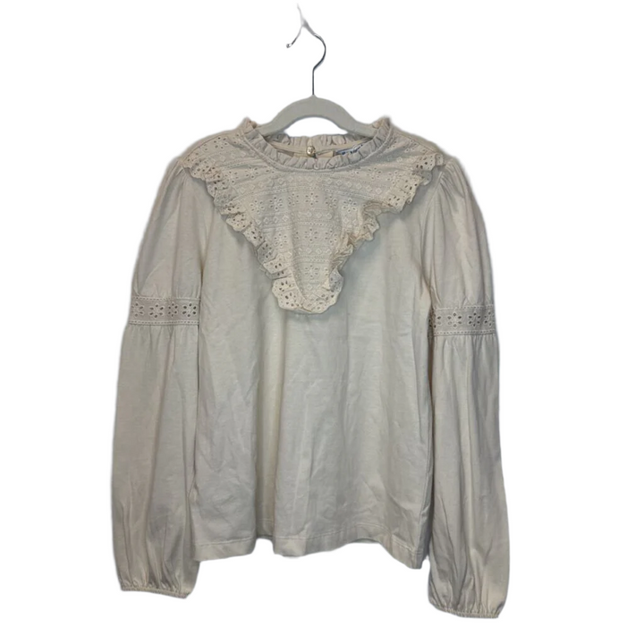 LS Shirt / Lace Ruffle