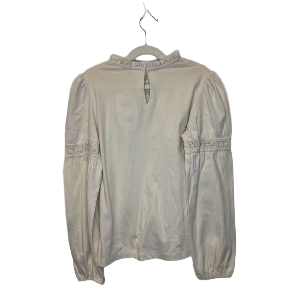LS Shirt / Lace Ruffle