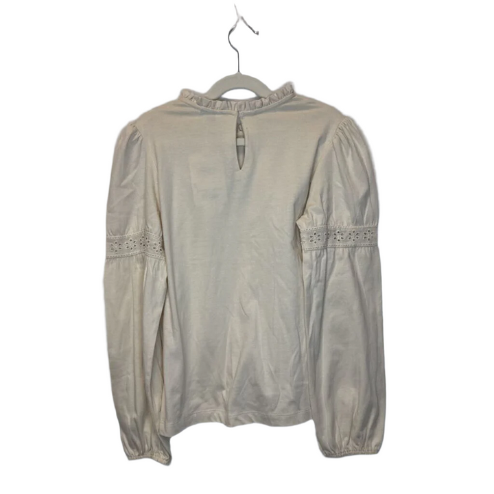 LS Shirt / Lace Ruffle