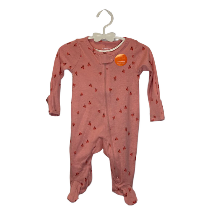 LS Footed Onesie Set / Flowers