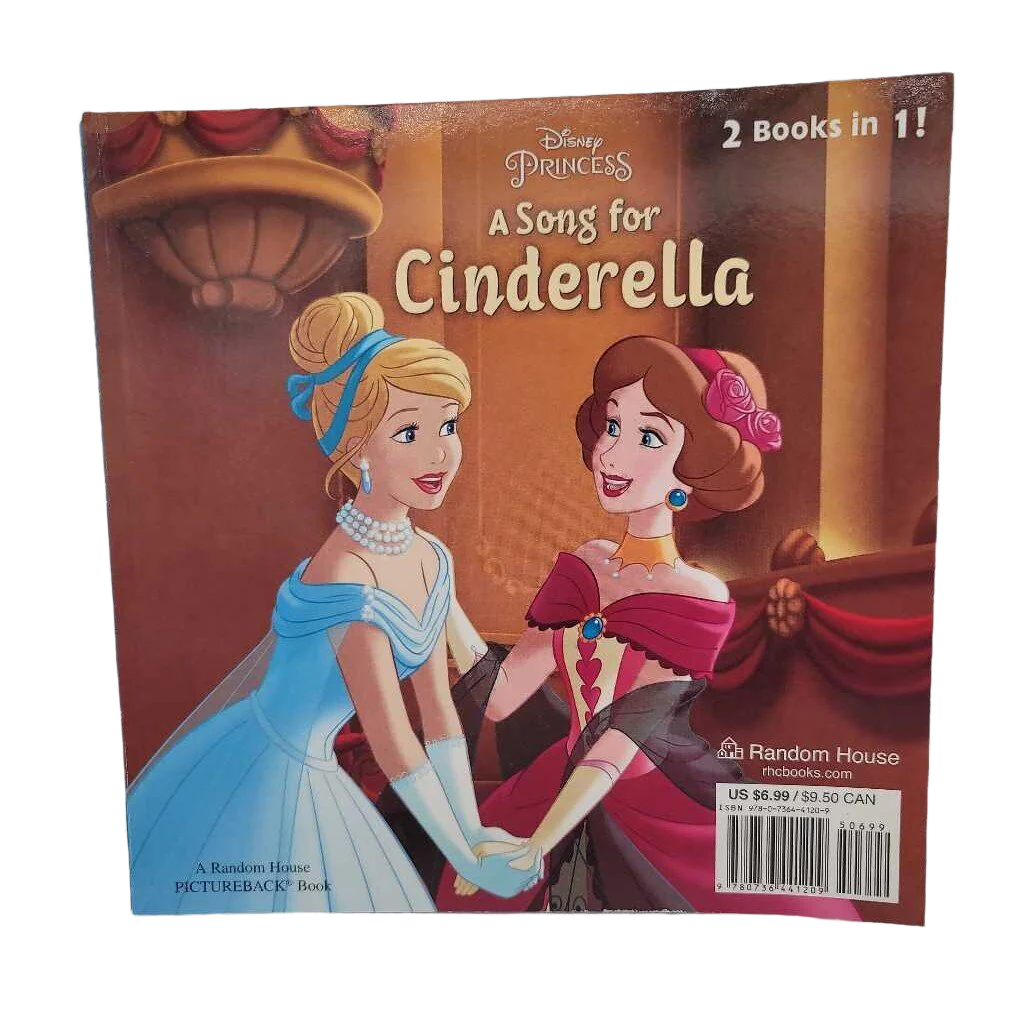 Disney Princess 2 Books In 1!