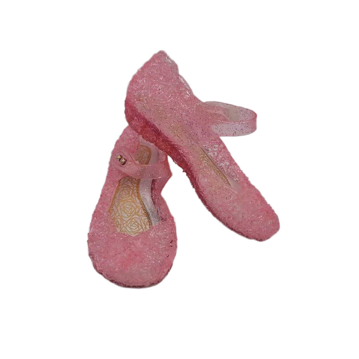 Velcro Clasp Costume Shoes/Rose