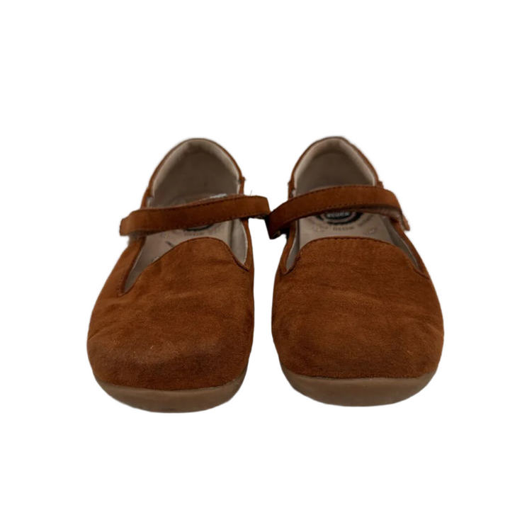Slip on Mary Janes/Velcro Suede