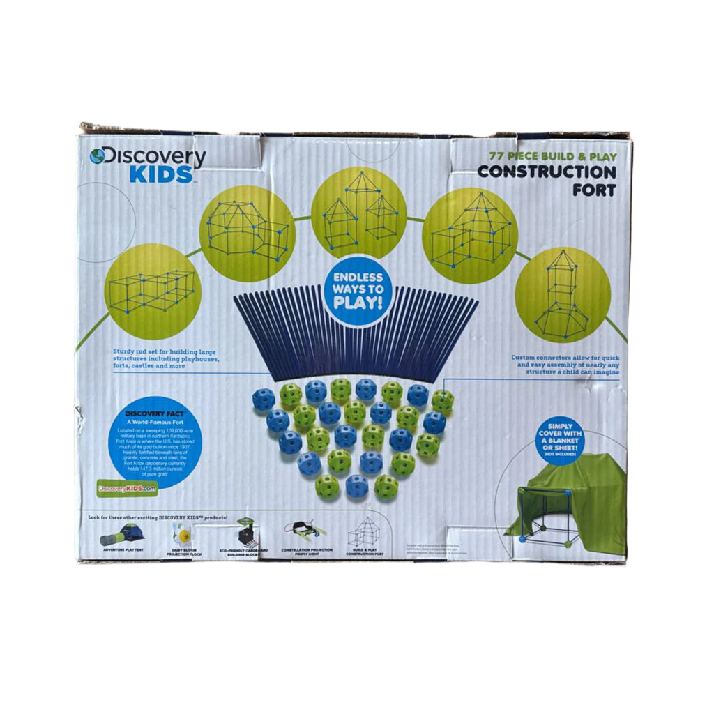 Construction Fort Toy/Missing 3 Pieces