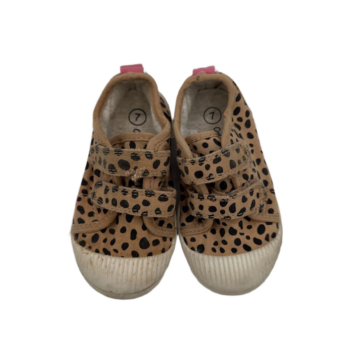 Zip Up Boots / leopard Print + Star