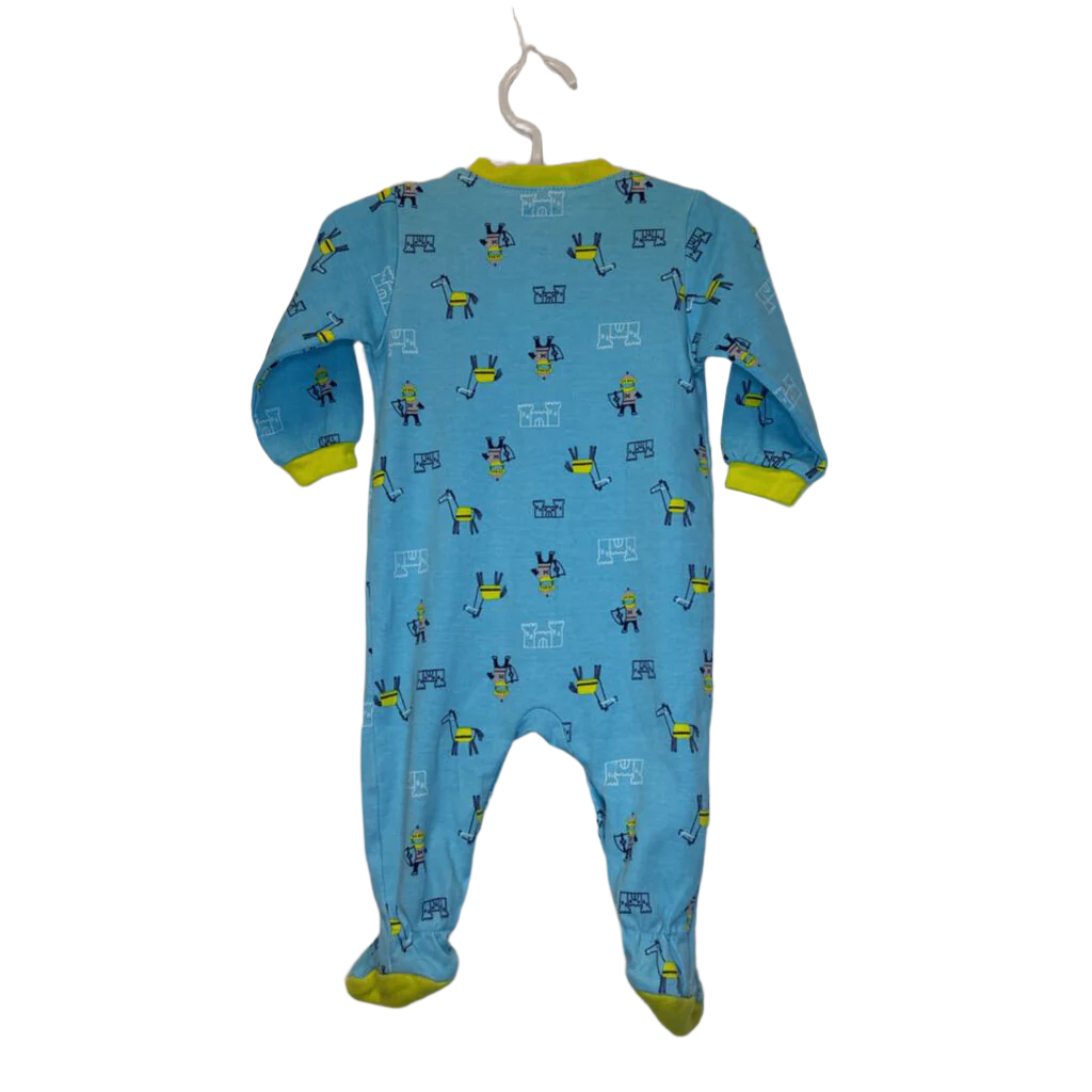 LS Footed Onesie / Knights