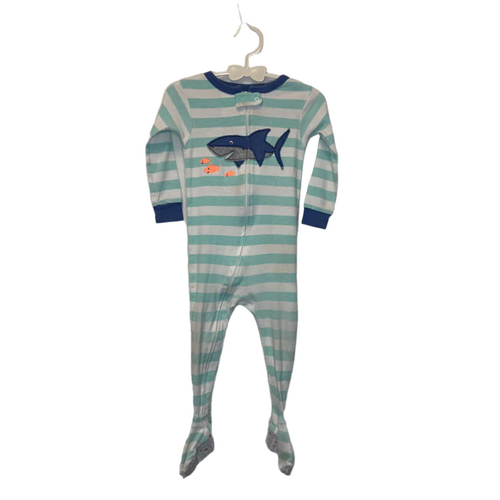 LS Footed Onesie / Shark