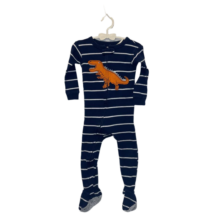 LS Footed Onesie / Dinosaur