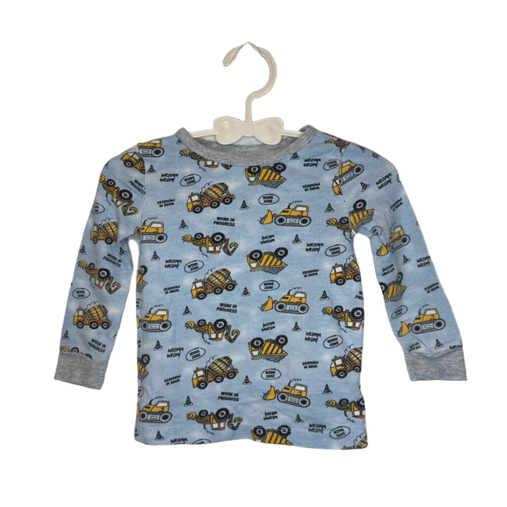 LS Pajama Set / Construction Vehicles