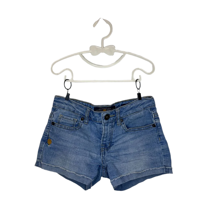 Adjustable Waist Denim Shorts
