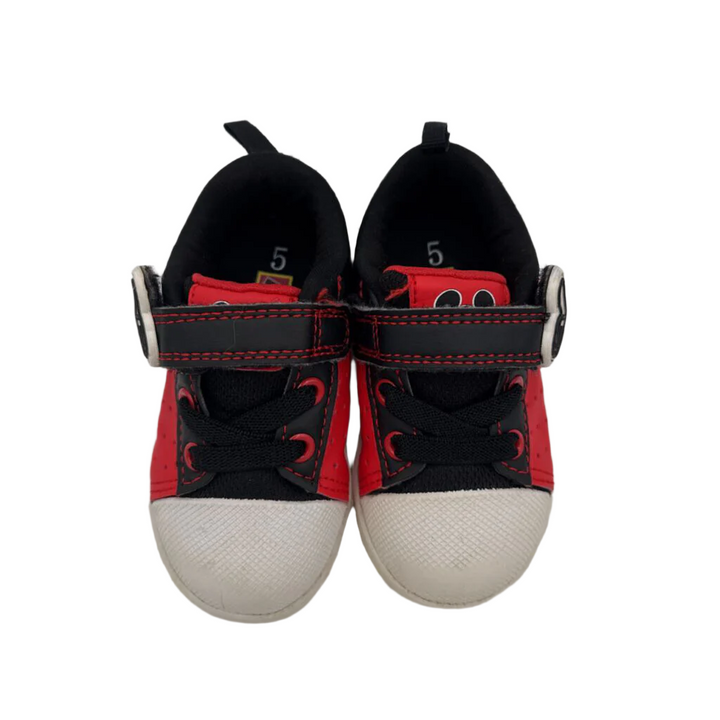 Mickey Velcro Close/Elastic Lace Tennis Shoe