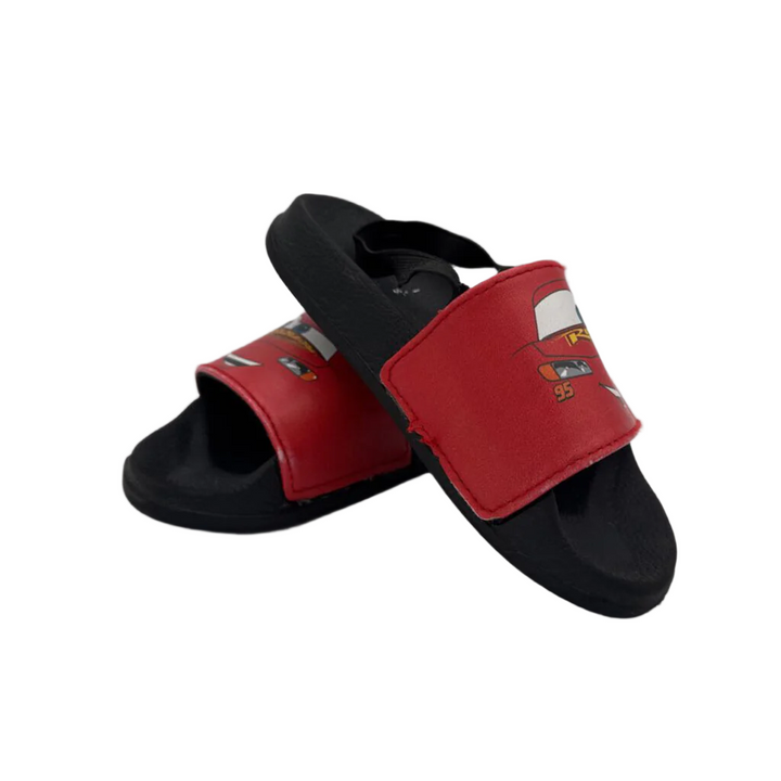 Cars Slip On Elastic Strap Sandals