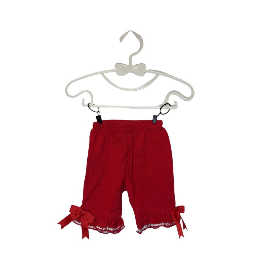 Ruffle Sleeve Top / Cherries