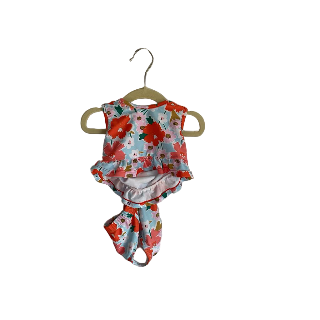 Two Piece Floral Bathing Suit