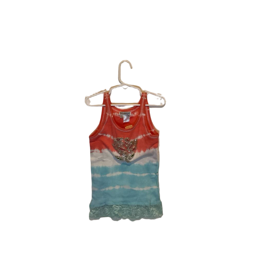Tank Top / Beaded Flower